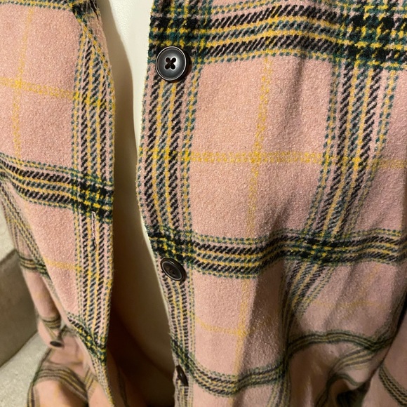 Pink twill button jacket - Picture 3 of 4